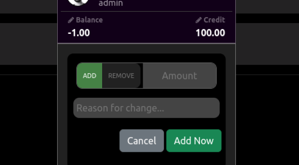 Poker Now club funds management feature