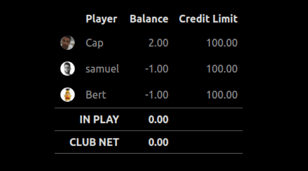 Poker Now club ledger feature