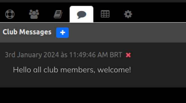 Poker Now club annoucements feature